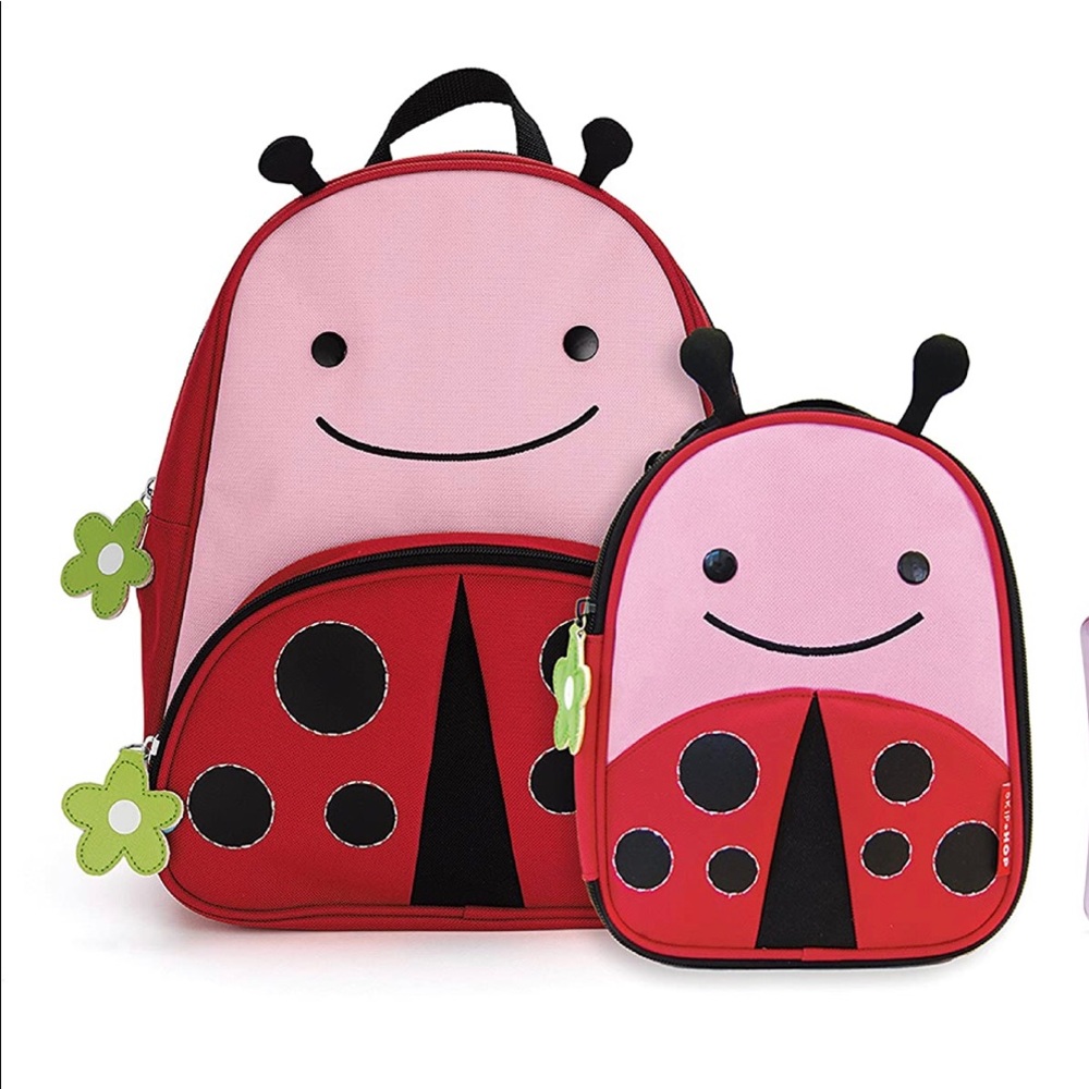 Skip Hop Zoo Ladybug Backpack and Lunchbox